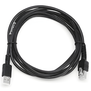Zebra DS55 USB cable CBL-U10755-01 detailed connector port view