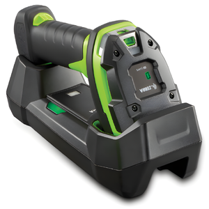 Zebra DS3678-SR handheld scanner front display and trigger interface detail view