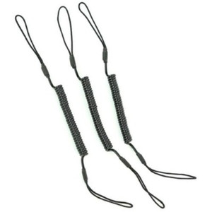 Zebra coiled stylus tether KT-TC7X-TETHR1-03 close-up detail shot