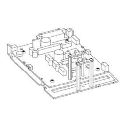 Zebra P1014132-001 logic board replacement part close-up detail view