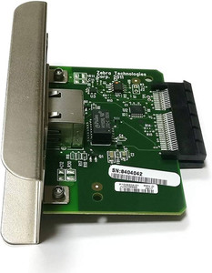 P1037974-001 Zebra internal print server component closeup