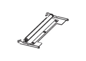 Zebra P1046696-109 bracket assembly components and hardware