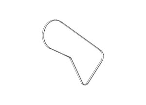 Zebra P1083347-017 drive belt kit close-up detail showing component construction