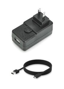 Zebra 5V 2.5A wall charger PWR-WUA5V12W0US packaged with included accessories