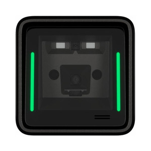 Zebra SP2002-SR00004ZZWW 2D barcode scanner front view with display and trigger