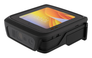 Zebra WS5012-0F3J1020ENA portable scanner with secure mounting hardware accessory