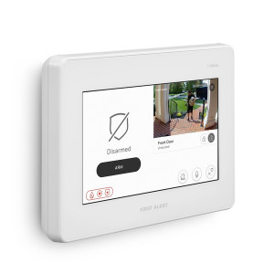 PROA7 ProSeries alarm panel wall-mounted installation and bracket mounting hardware