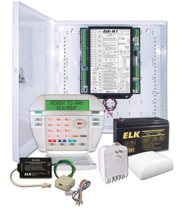 ELK Products ELK-M1GSYS4 M1 Gold Access Control Kit with black metal enclosure, front view
