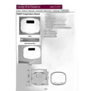 GRI T8800 Temperature Sensor