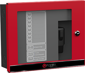 Potter FSB-24 switch board terminal connections and wiring details close-up