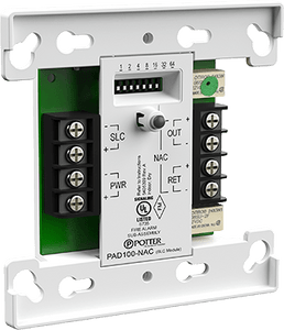 PAD100-LED Potter addressable LED notification device for security systems