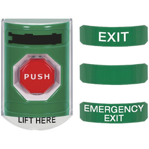 STI CP-SS13-EN Stopper Station 3-Pack Green emergency communication device for security systems