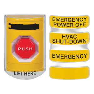 STI CP-SS23-EN Stopper Station 3-Pack Yellow