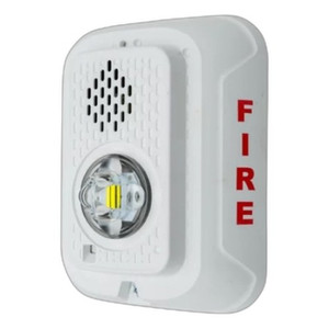 System Sensor P4W Wall-Mount Horn Strobe White 4-Wire