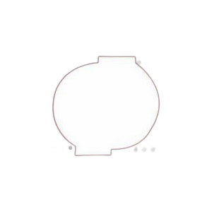 System Sensor RFP Retrofit Plate for SpectrAlert Advance Red
