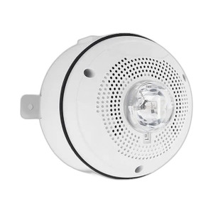 System Sensor SPSCWHK-P white outdoor wall-mount speaker strobe alarm device