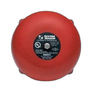 System Sensor SSV120-10 120VAC 10-inch signal bell for security alarm systems