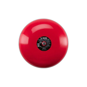 System Sensor SSV120-8 red signal bell with mounting bracket and wiring terminals