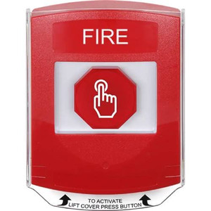 STI GF Fire Alarm Push Button with Shield No Camera - GFA2FR-EN