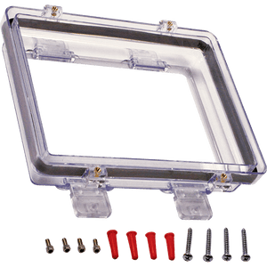 STI KIT-L16200 warning label detail showing alarm text and safety markings