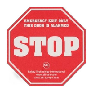 STI KIT-L16200 Door Alarmed Warning Label for Exit Stopper