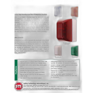 STI KIT-M05050-B Translucent Blue Lens Lock/Strike