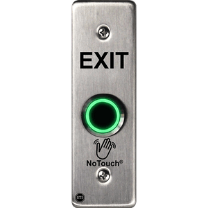 STI NoTouch Stainless Steel Switch NT-SS001-FR slim mullion mount back box