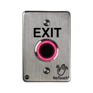 STI NT-SS101-EN NoTouch Stainless Steel Switch Single-Gang EXIT - image 2