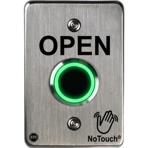 STI NT-SS102-EN NoTouch® Stainless Steel Switch US Single-Gang