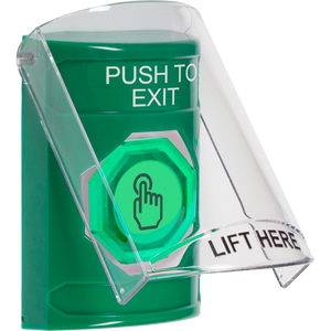 STI Stopper Station Push Button with Shield SS2127PX-EN emergency call station