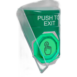 STI Stopper® Station Push Button with Stopper® Station Shield, Mome...