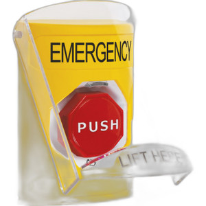 STI SS2229EM-EN Stopper® Station Push Button with Stopper® Station Shield, Turn...