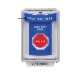 STI SS2422EM-ES Stopper® Station Push Button with Stopper® Station Shield, Key-...