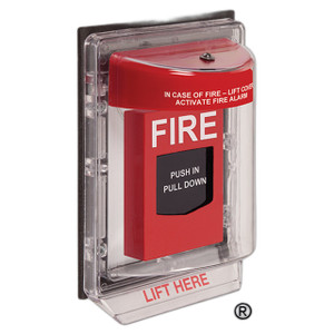 STI STI-1150 Stopper II® with Horn Flush Mount (Indoor/Outdoor Rated), Fire ...