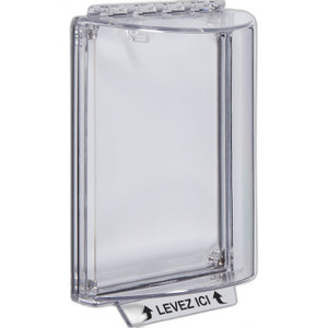 STI STI-13000NC-FR Universal Stopper® without Horn Housing, Flush, Clear - French