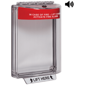 STI Universal Stopper with Horn flush mount fire label French STI-13020FR-FR