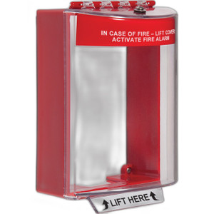 STI STI-13210FR Universal Stopper® without Horn, Surface Mount, Fire Label