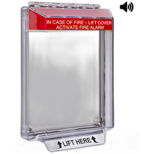 STI Universal Stopper® Low Profile, Horn, Flush, Fire Label