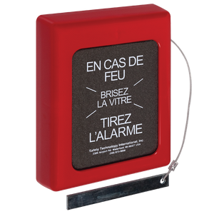 STI Break Glass Stopper Large French Labeling emergency security device SKU STI-4100-FR