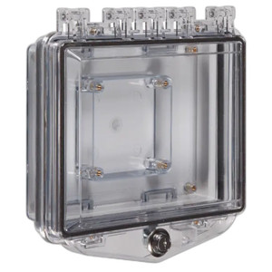 STI Polycarbonate Enclosure with Enclosed Back Box & Double-Gang El...