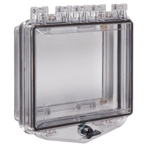 STI-7510C polycarbonate enclosure open back box flush mount security applications