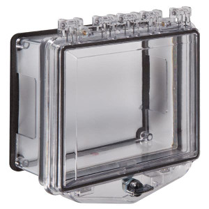 STI-7510D polycarbonate enclosure open conduit back box surface mount security housing