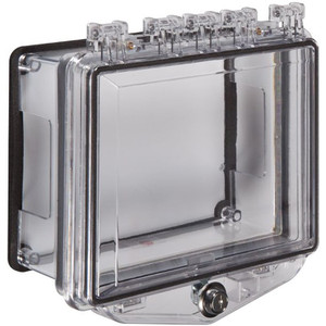 STI Polycarbonate Enclosure with Open Conduit Back Box, Surface Mou...
