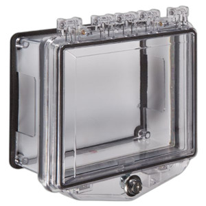 STI STI-7510D Polycarbonate Enclosure with Open Conduit Back Box, Surface Mou...