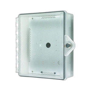 STI Type 4X Protective Cabinet with Backplate and Key Lock - Clear (view 2)