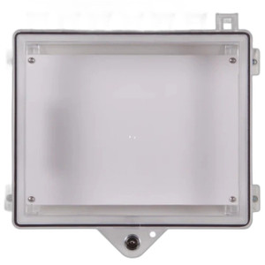 STI STI-7520 Type 4X Protective Cabinet with Backplate and Key Lock - Clear