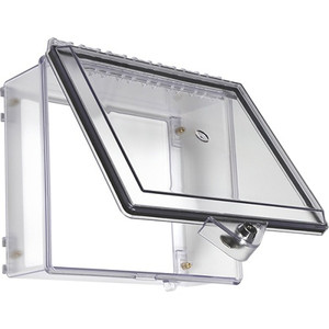 STI STI-7520OB protective cabinet with open backbox and key lock security enclosure