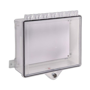 STI STI-7524 Protective Cabinet with Siren/Strobe Alarm, Key Lock