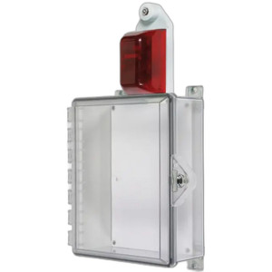 STI Protective Cabinet with Siren/Strobe Alarm, Thumb Lock
