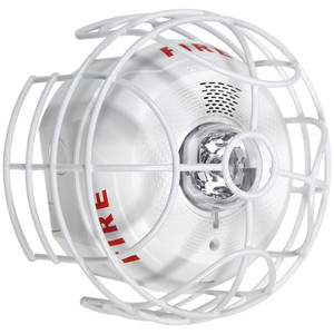 STI-9761 Horn/Strobe Damage Stopper L Series white ceiling mount security alarm